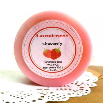 Lavenderpots _ Strawberry Handmade Soap